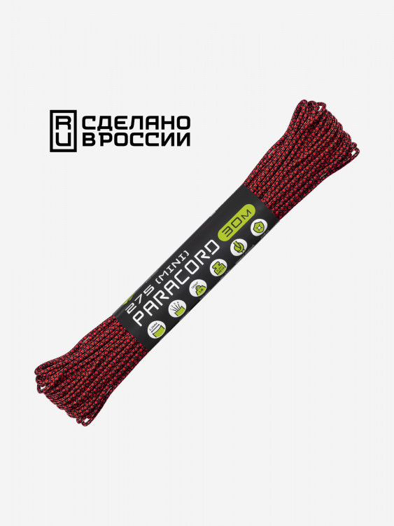 Паракорд 275 (мини) CORD nylon 30м RUS (red snake)