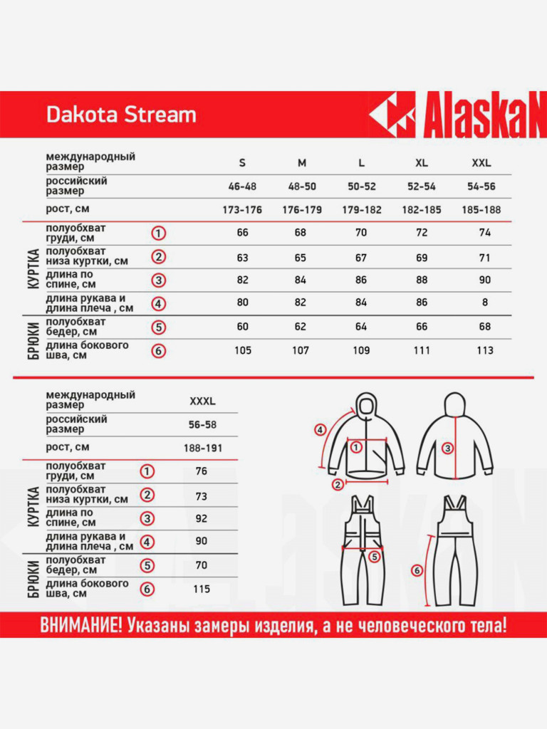 Костюм зимний Alaskan Dakota Stream (куртка+полукомбинезон) для рыбалки и охоты