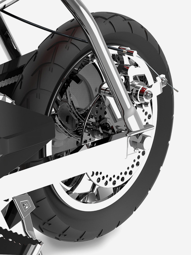 Электромотоцикл спортивный для детей и подростков Razor RSF350 - Красный