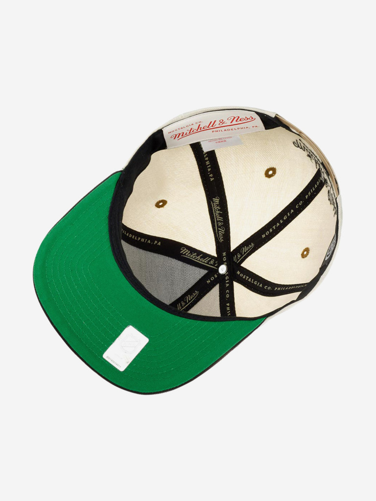 Бейсболка с прямым козырьком MITCHELL NESS HHSS5371-VGKYYPPPOFWH Vegas Golden Knights NHL (черный)