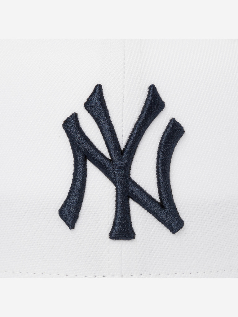 Бейсболка с прямым козырьком 47 BRAND B-NSHOT17WBP-WHT New York Yankees MLB (белый)