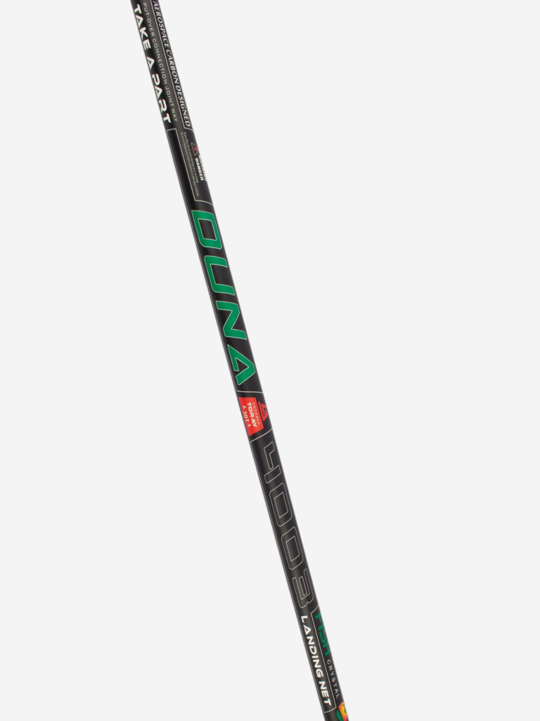 Ручка для подсачека Fish Crystal Duna Landing штекерная, карбон, спортивная 3 секции, 4.2 м