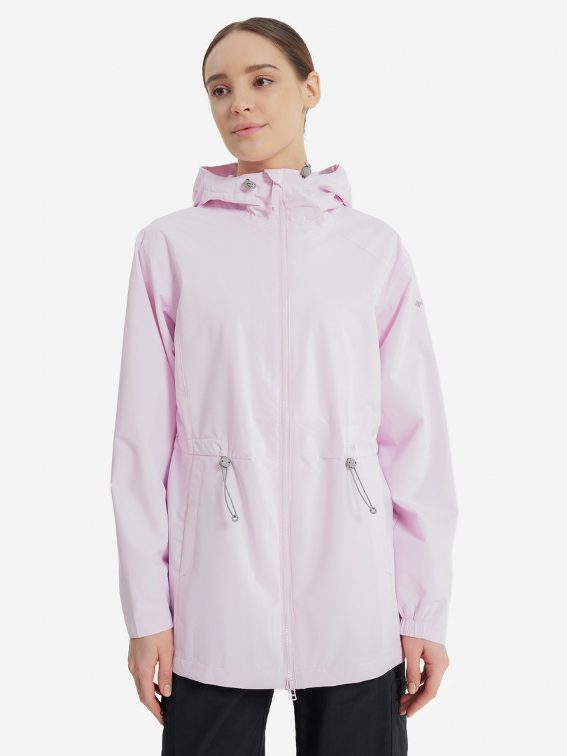 фото Дождевик женский columbia blossom park rain jacket, розовый