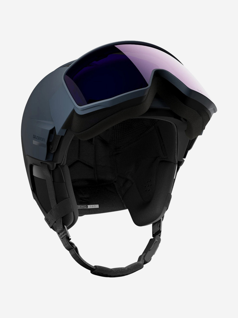 Горнолыжный шлем с визором Salomon Driver Prime Sigma Photo MIPS Dress Синий Cat. 1-3