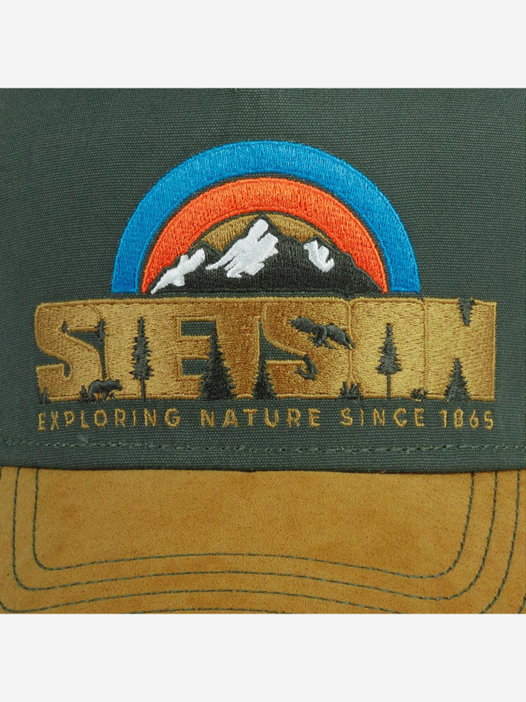 Бейсболка с сеточкой STETSON 7756112 TRUCKER CAP HIKING (бежевый)
