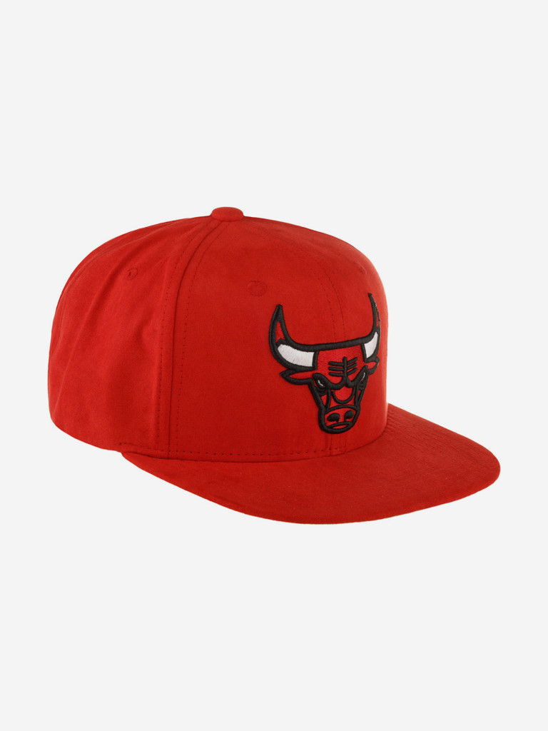 Бейсболка с прямым козырьком MITCHELL NESS HHSS7359-CBUYYPPPRED1 Chicago Bulls NBA (красный)