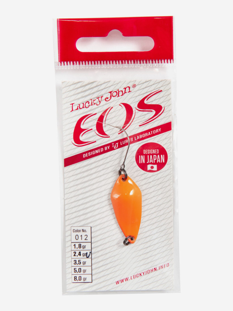 Блесна колеблющаяся Lucky John EOS, колебалка длиной 29мм, вес 2.4 г