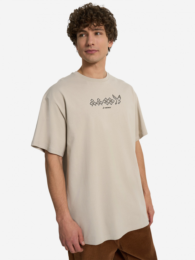 Футболка мужская оверсайз Demix Бежевый 1359₽
