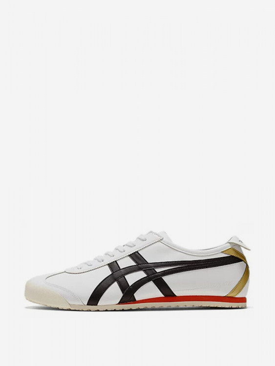 Кроссовки Onitsuka Tiger Mexico 66 White Black Gold