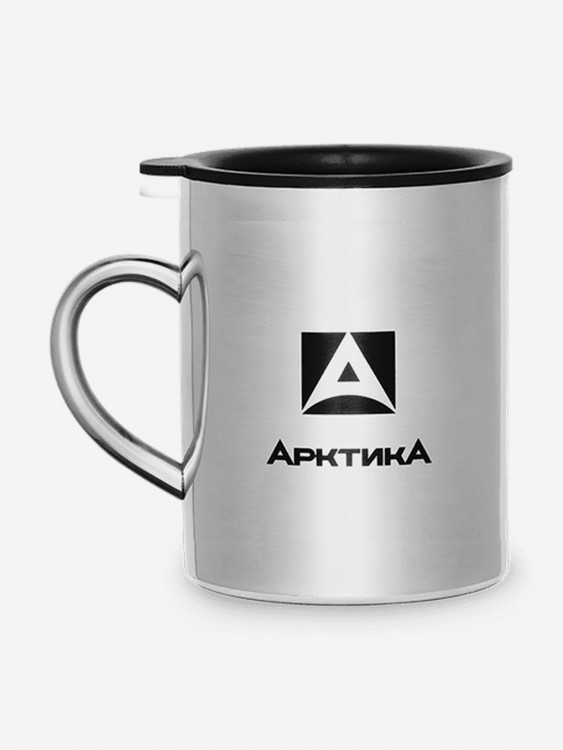 Термокружка невакуумная Арктика, 350 мл, с двойными стенками и крышкой для защиты от пыли