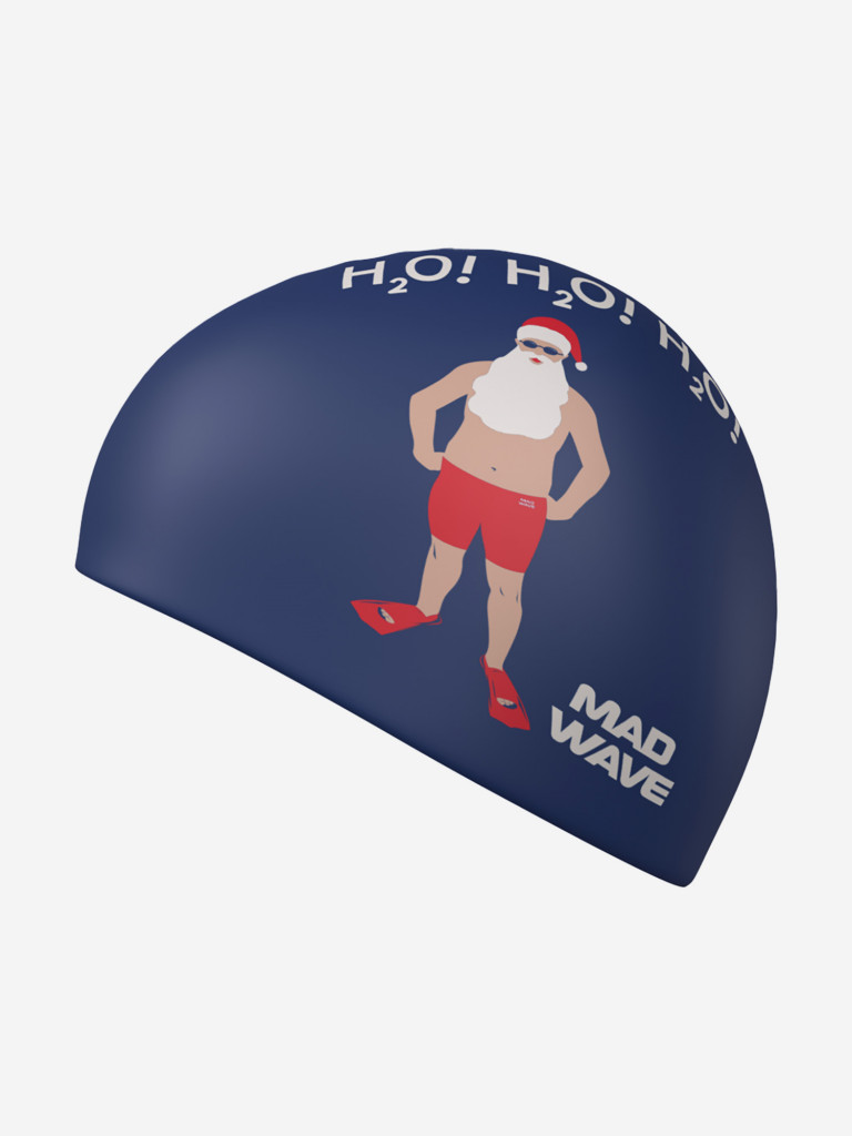 Силиконовая шапочка Mad Wave Happy New Year
