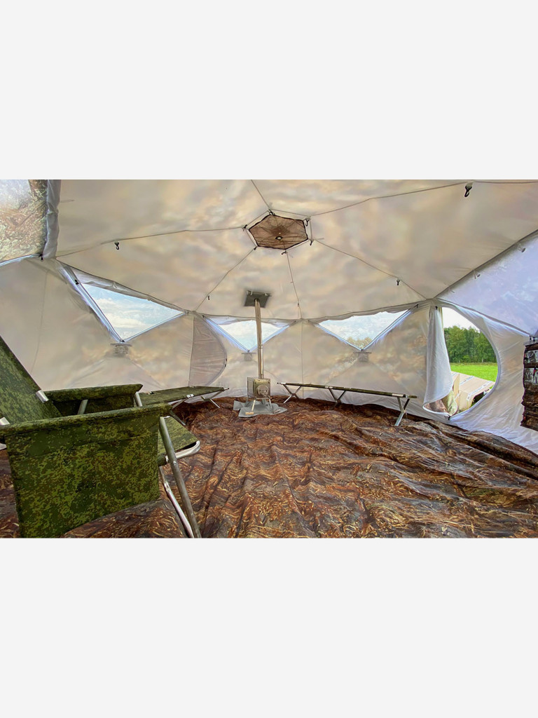 Всесезонная палатка Куб Гексагон Берег