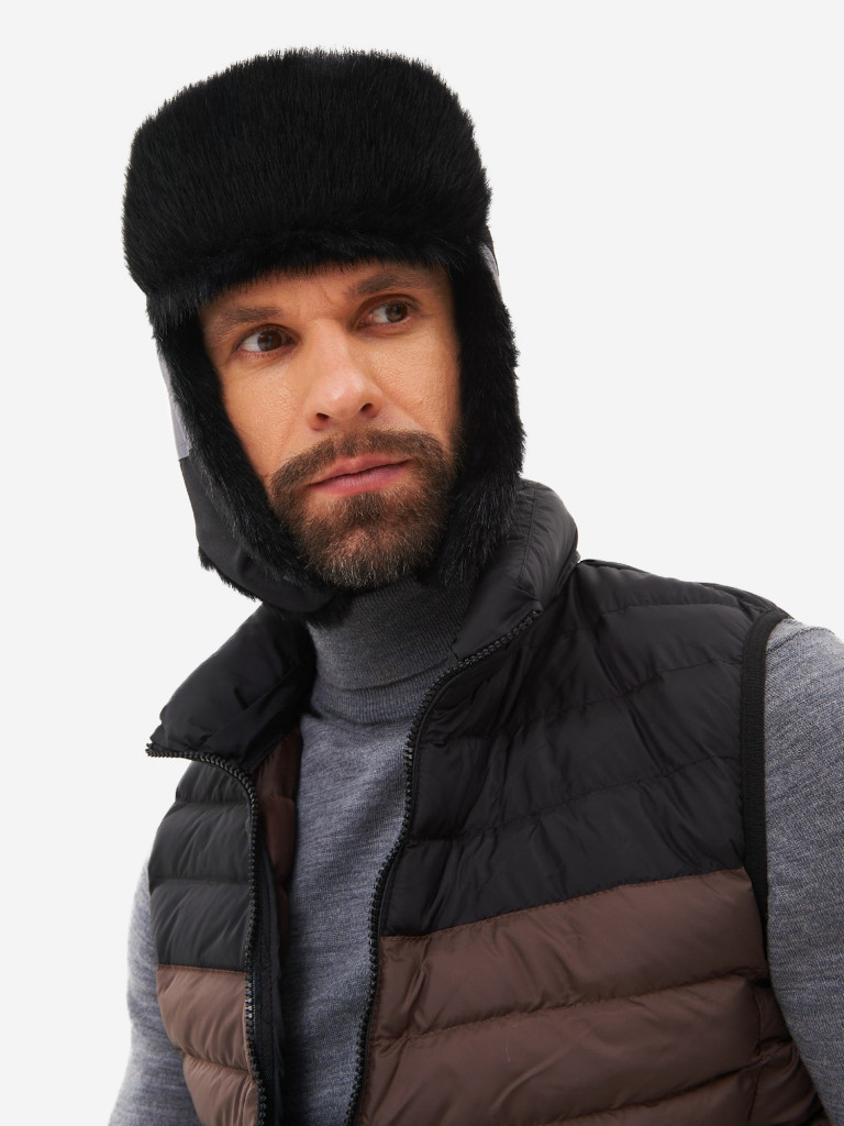 Шапка-ушанка зимняя мужская Huntsman Siberia Breathable меховая мембранная