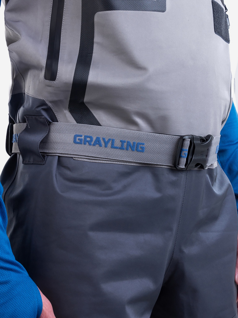 Вейдерсы для рыбалки Таймень GRAYLING GRWF3-001, серый