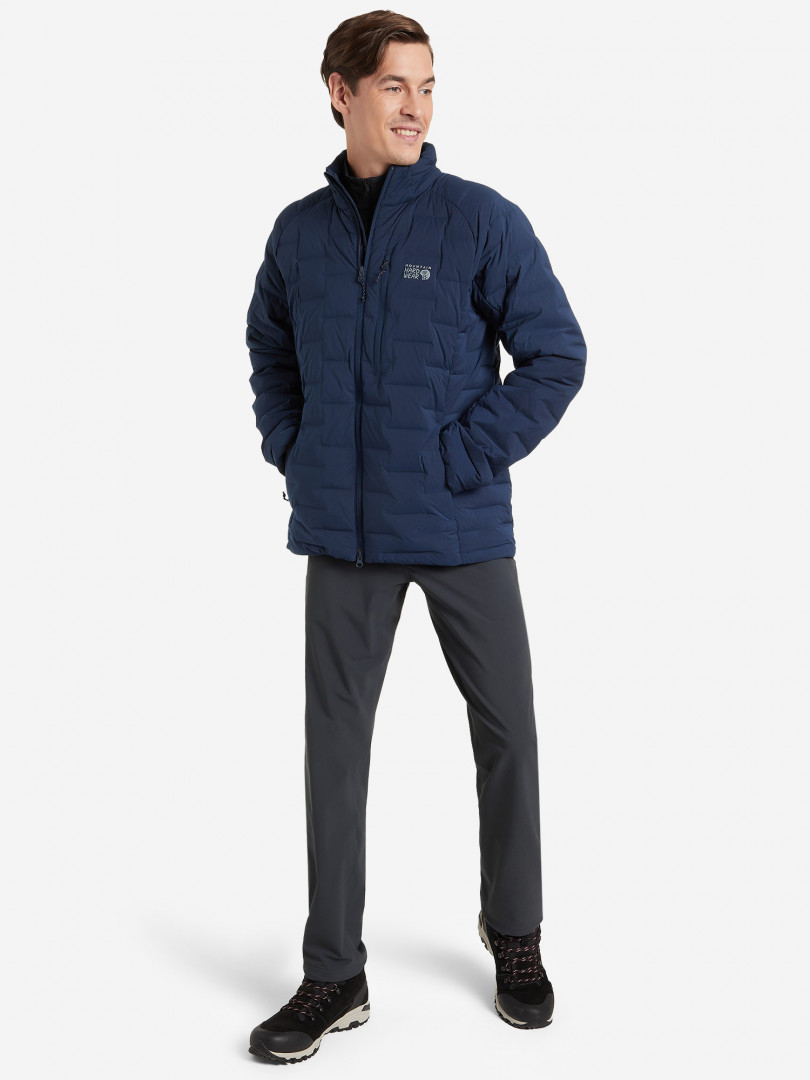 фото Пуховик мужской mountain hardwear stretchdown™ jacket, синий