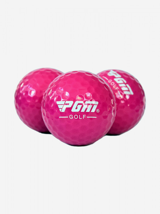 Мячи для гольфа малиновые PGM (3 мяча)