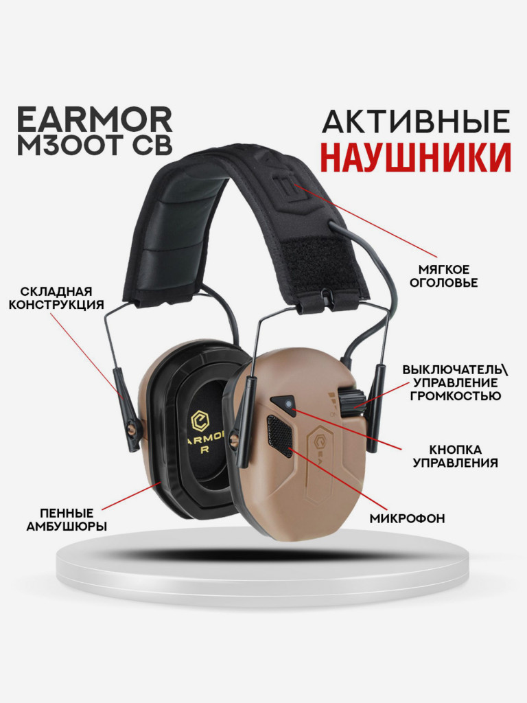 Активные Наушники EARMOR M300T CB