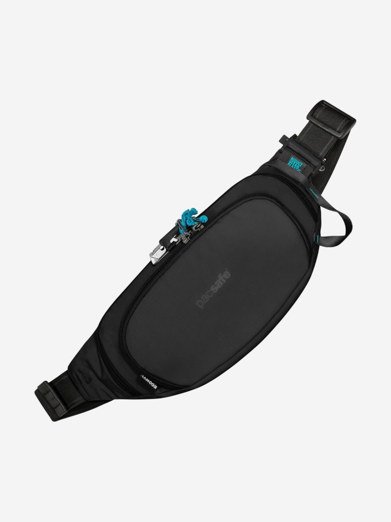 Поясная сумка антивор Pacsafe ECO waist pack, Black, 3.5 л.