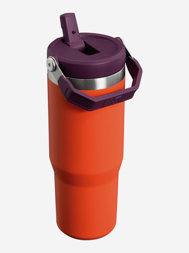 Термокружка Stanley IceFlow Flip Straw Tumbler, 890 мл, оранжевая