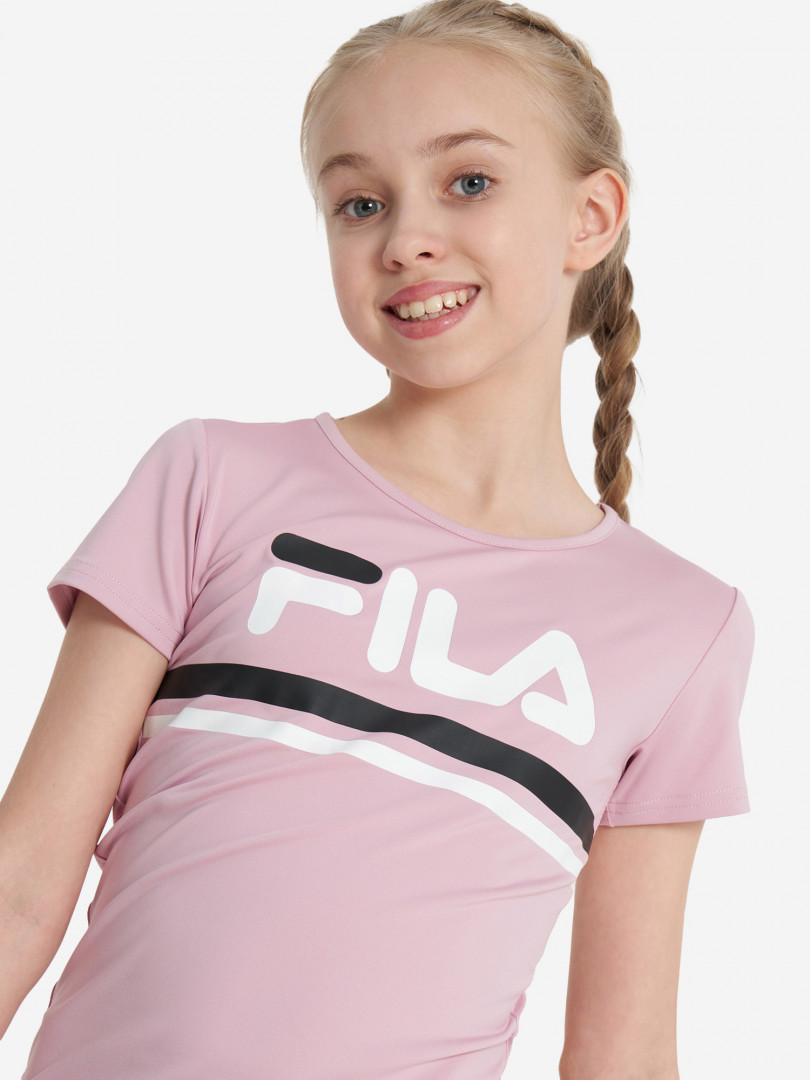 Футболка для девочек FILA, Розовый