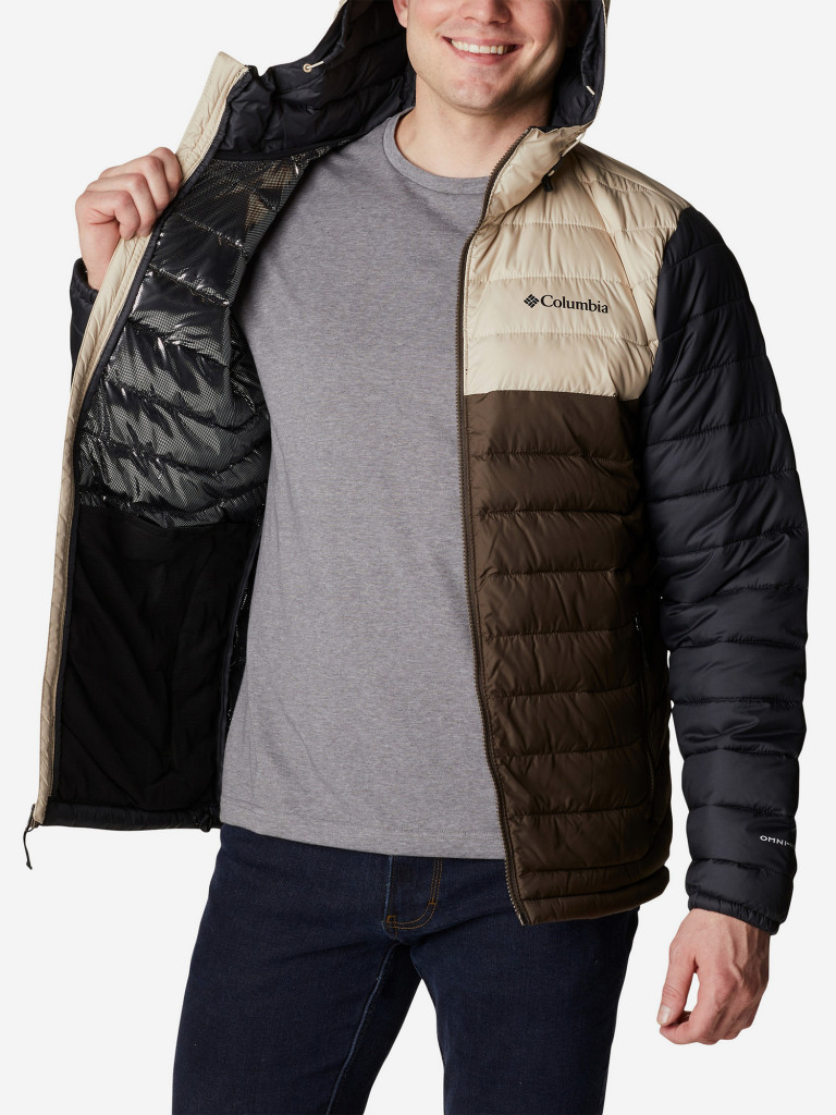 Пуховик мужской Columbia Powder Lite Hooded Jacket арт. 1693931 бежевый ...