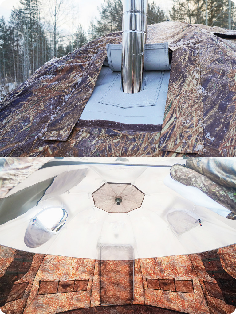 Палатка УП-2 Берег, 7 местная, двухслойная, в чехле