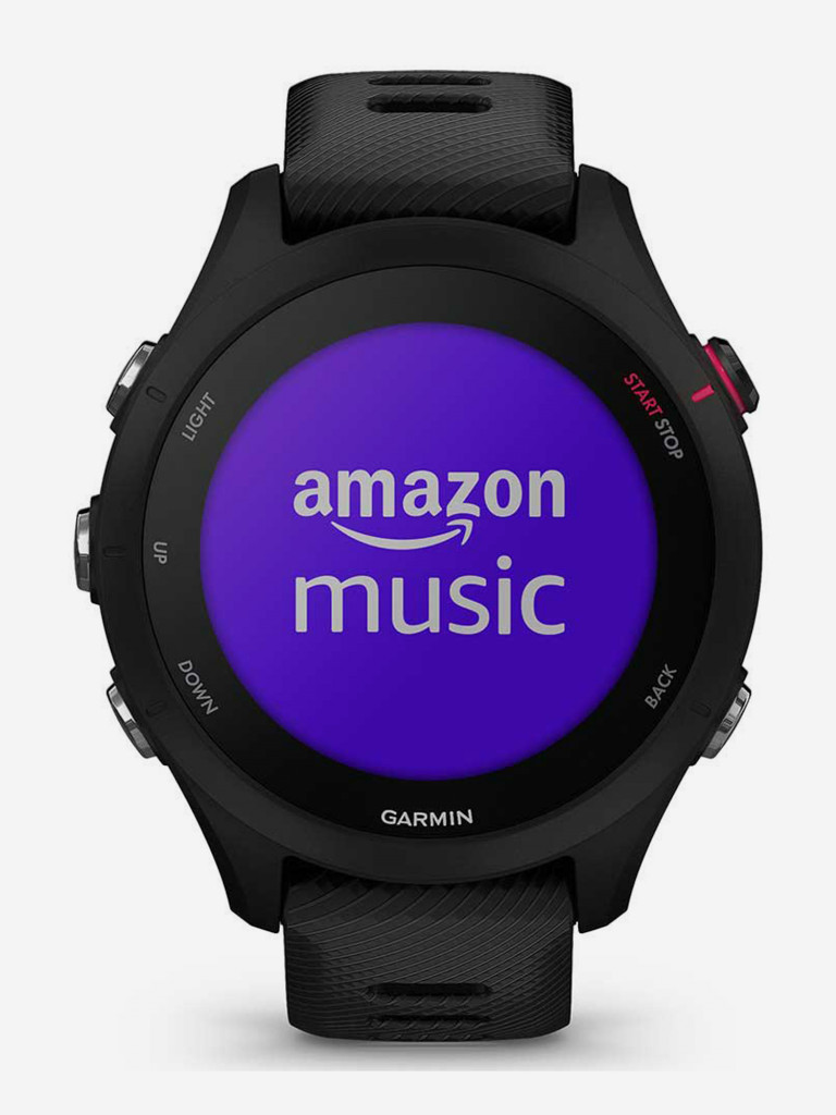 Спортивные часы Garmin Forerunner 255S Music с черным ремешком