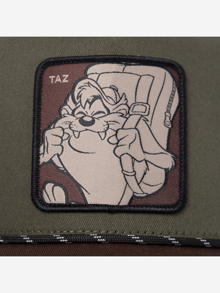 Бейсболка с сеточкой CAPSLAB CL/LOO11/1/PCT/HIK Looney Tunes Taz (оливковый)