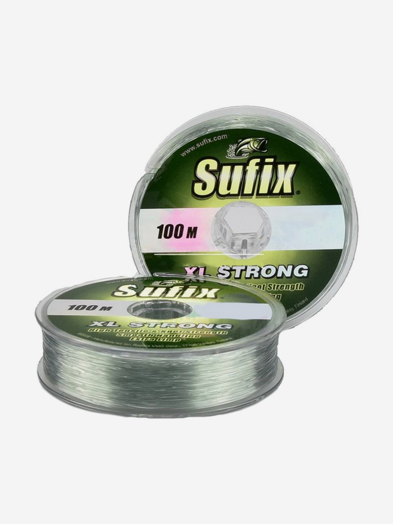 Леска для рыбалки монофильная Sufix XL Strong платина 100 м 0.18 мм 2.8 кг