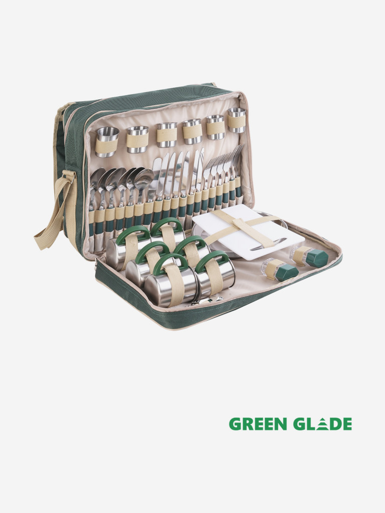 Набор для пикника 3653 Green Glade 42 предмета 18 л (3)