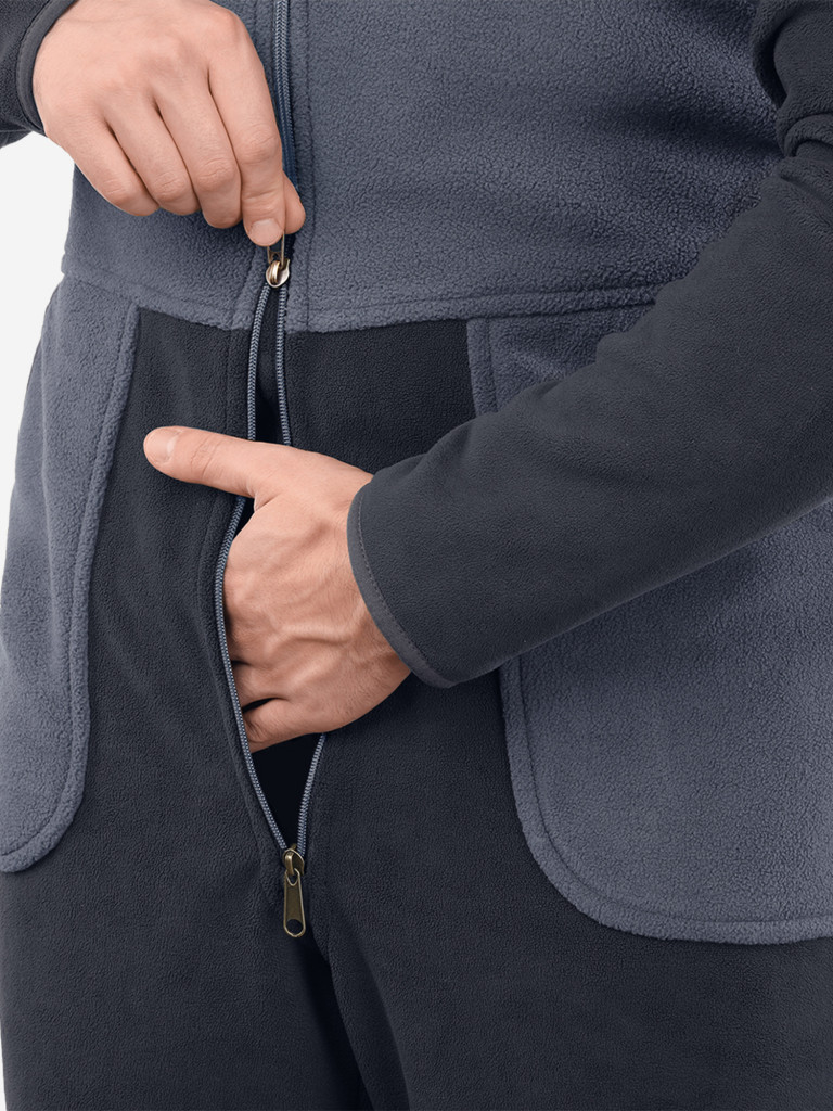 Комбинезон флисовый КБФ-01С для рыбалки и охоты