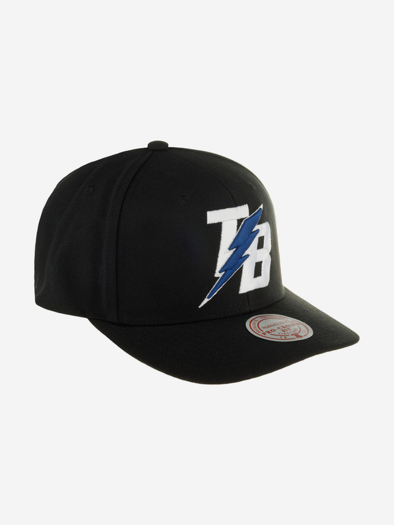 Бейсболка MITCHELL NESS HHSS6644-TBLYYPPPBLCK Tampa Bay Lightning NHL (черный)