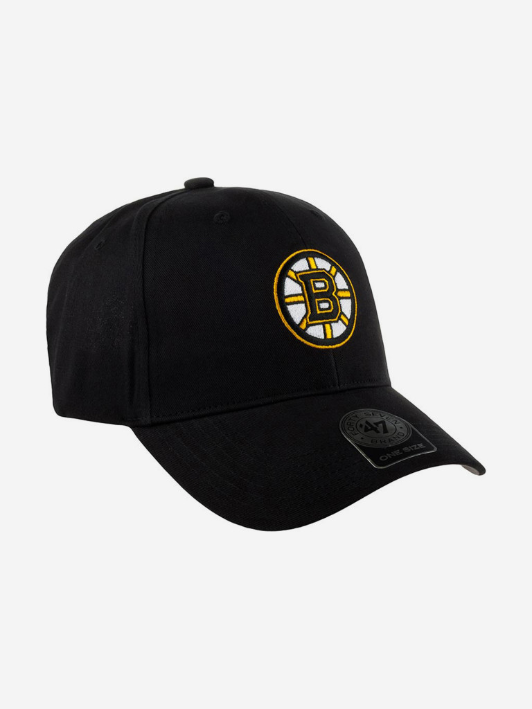 Бейсболка 47 BRAND H-AC01BCV-BK Boston Bruins NHL (черный)