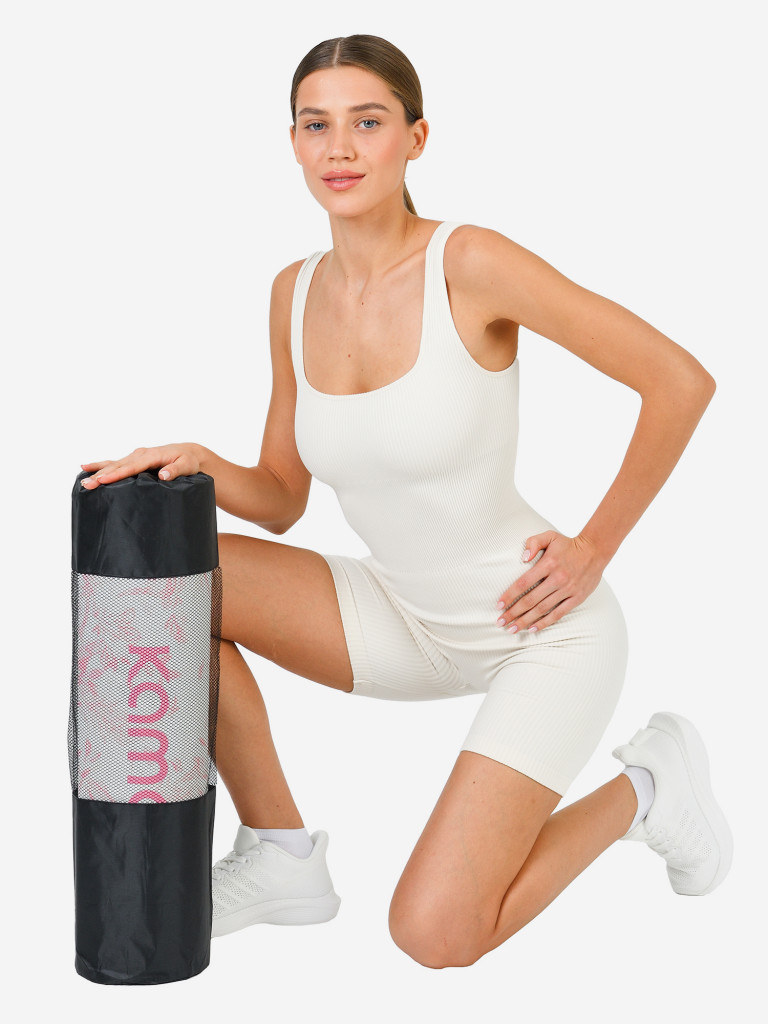 Коврик для йоги и фитнеса Kama, TPE, микрофибра