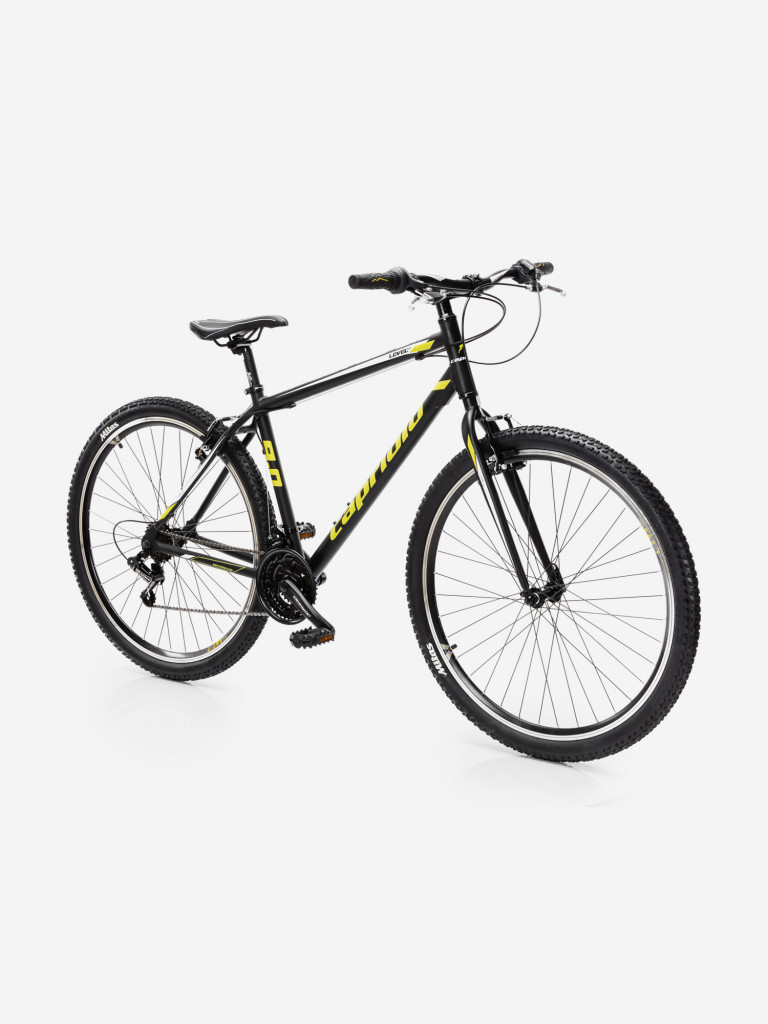 Велосипед CAPRIOLO MTB LEVEL 9.0 (3 X 6), рама алюминий 19'', колёса 29'' (чёрный - жёлтый - зелёный)