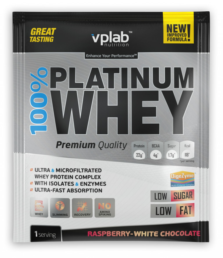Протеин Vplab nutrition, малина и белый шоколад