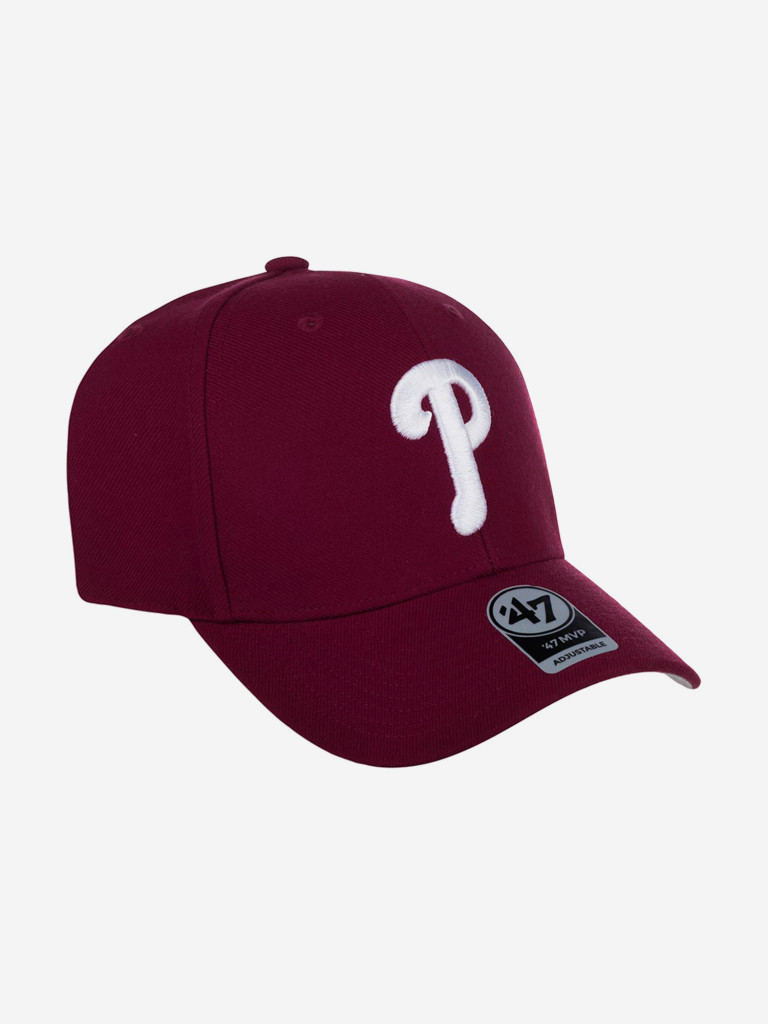 Бейсболка 47 BRAND B-MVP19WBV Philadelphia Phillies MLB (малиновый)