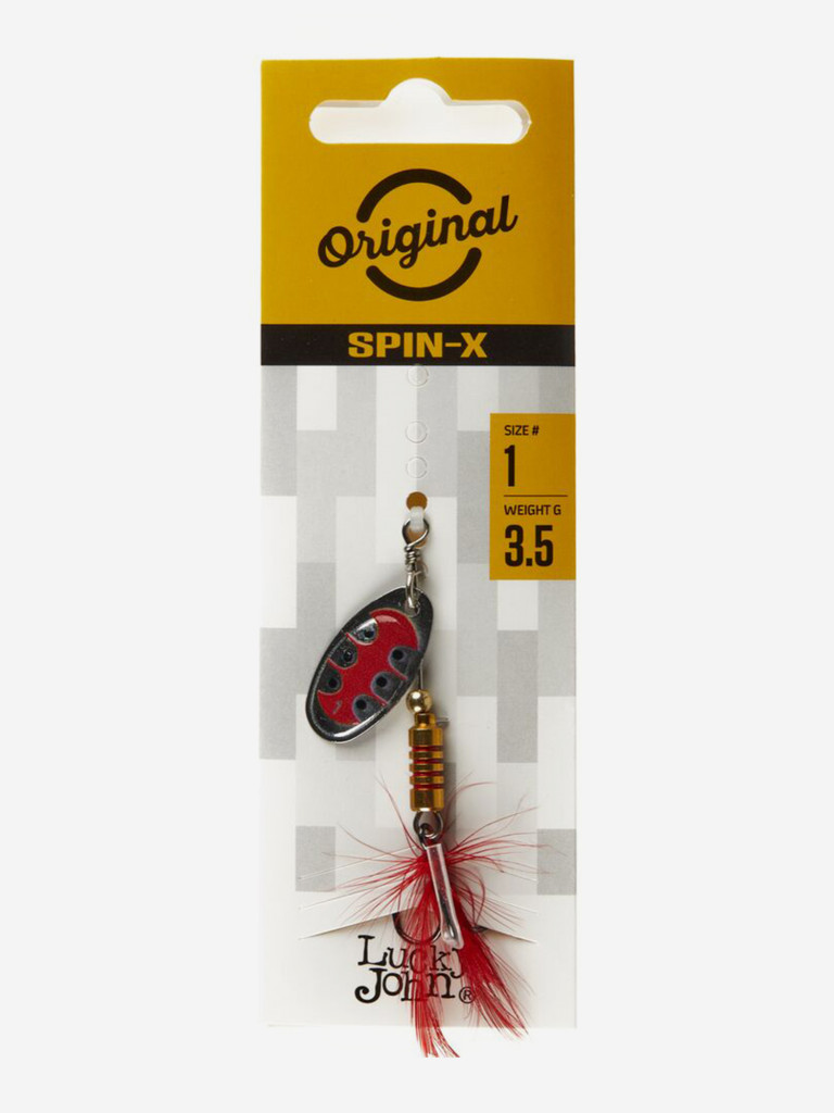 Блесна вращающаяся Lucky John SPIN X ROUND 01, вес 3,5 г