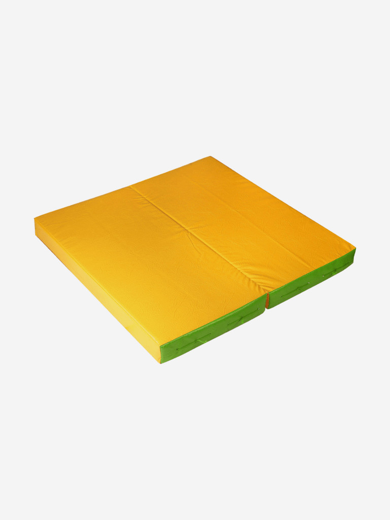 Мат для шведской стенки WestSport (100x100x10 см) Зелено-желтый
