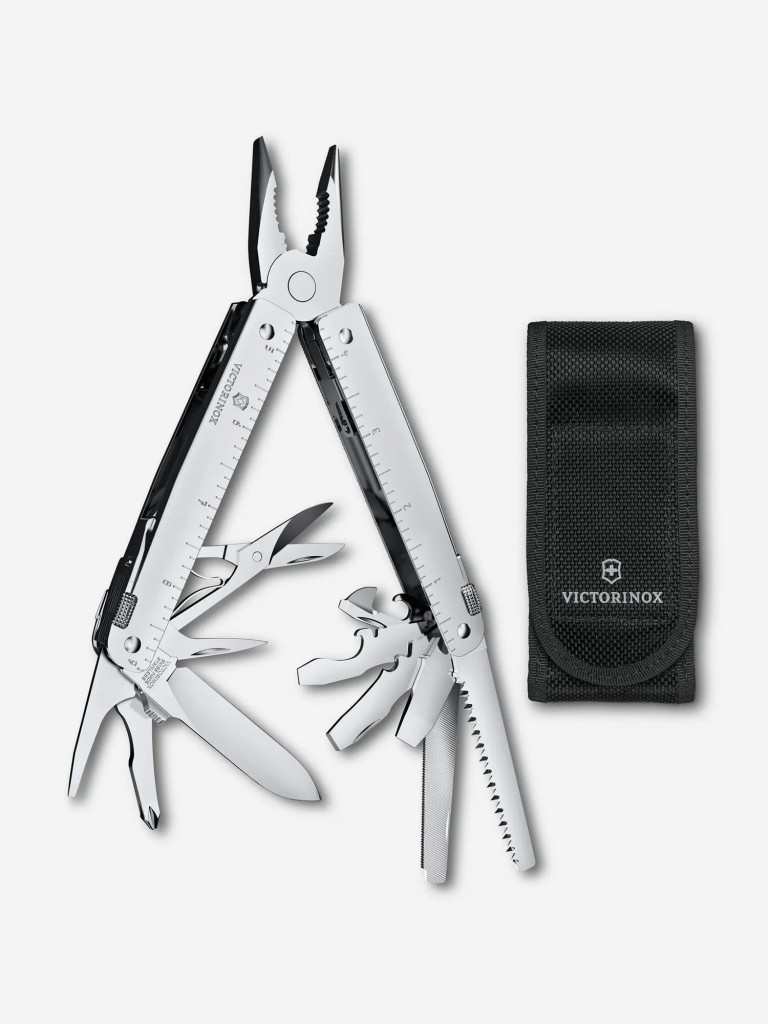Мультиинструмент складной Victorinox SwissTool MX, 115 мм, 25 функций, нейлоновый чехол