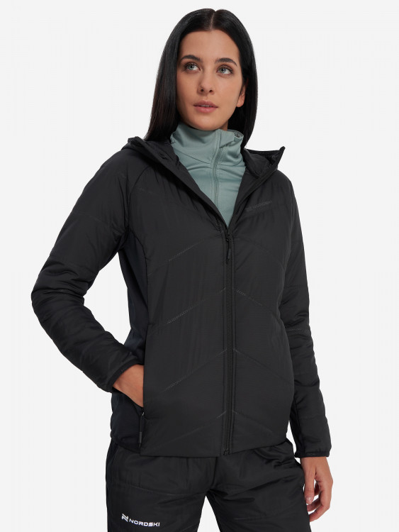 Куртка для беговых лыж женская Nordski Hybrid Warm 2.0