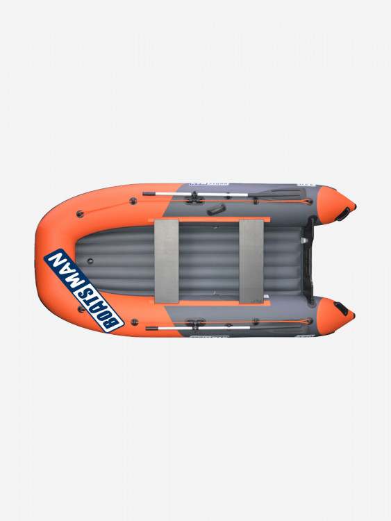 Надувная лодка Boatsman BT320A с НДНД, графитово-оранжевый