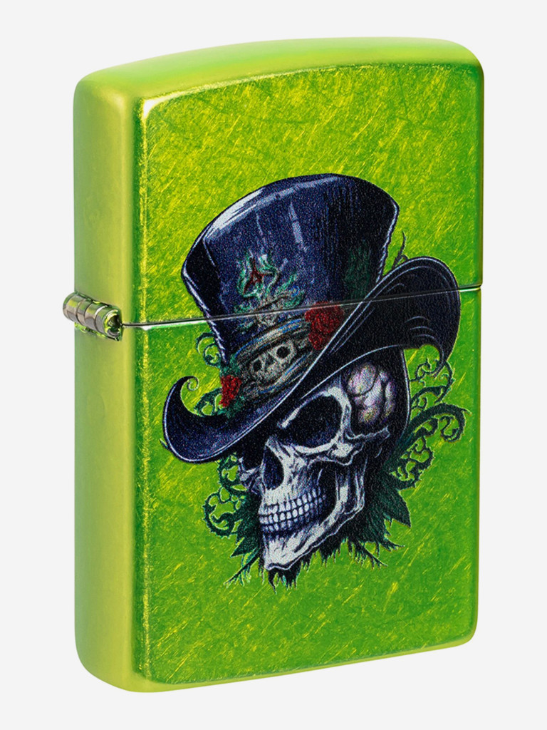 Зажигалка бензиновая ветроустойчивая Zippo Steampunk Skeleton Lurid