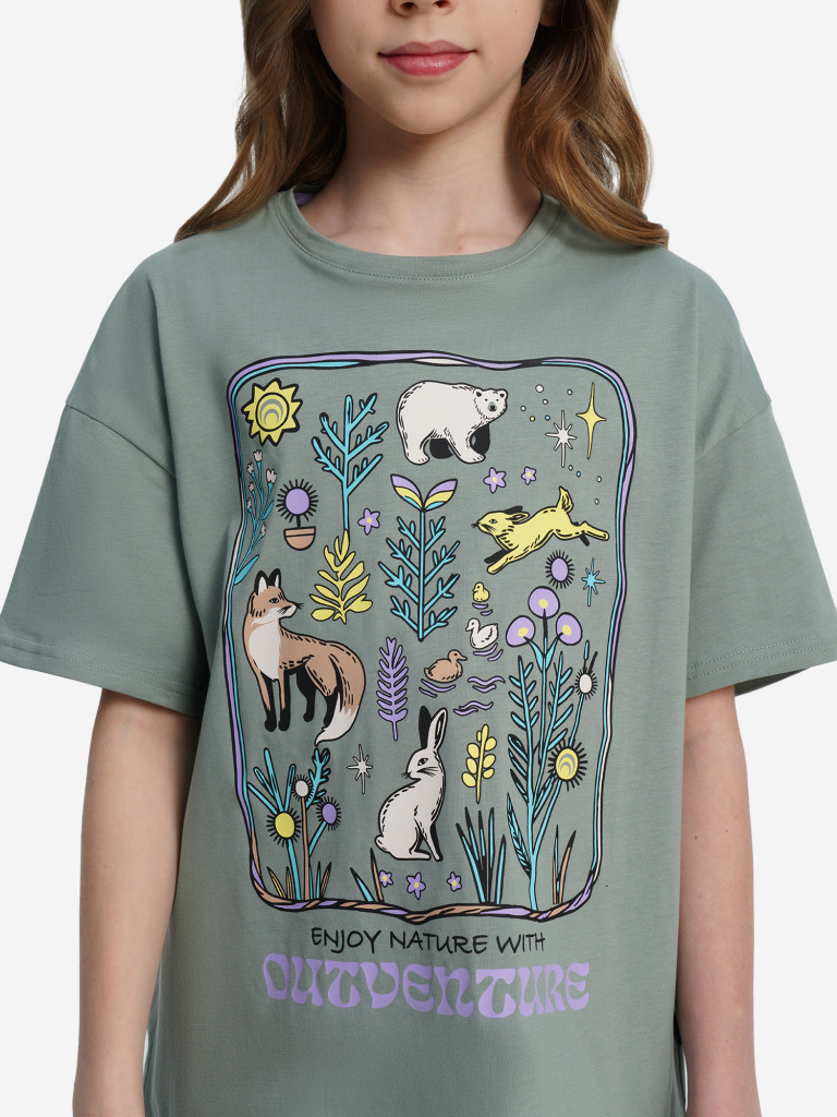 Футболка для девочек Outventure