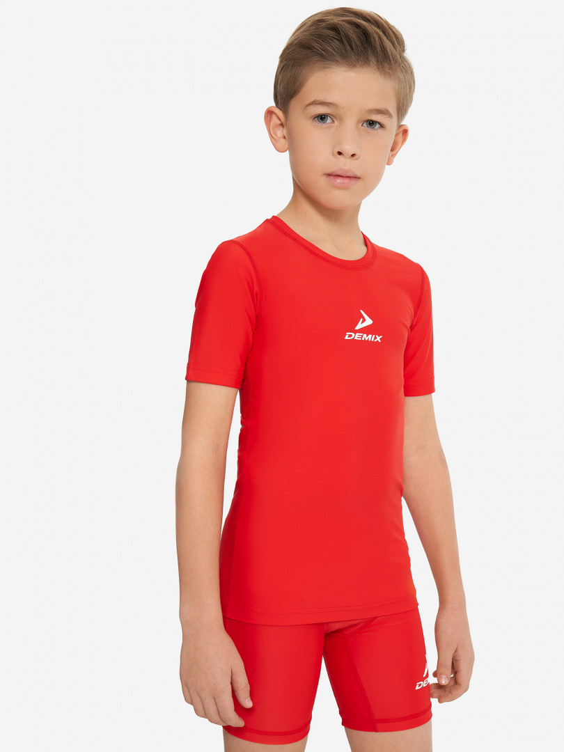 Футболка компрессионная для мальчиков Demix Красный 599₽