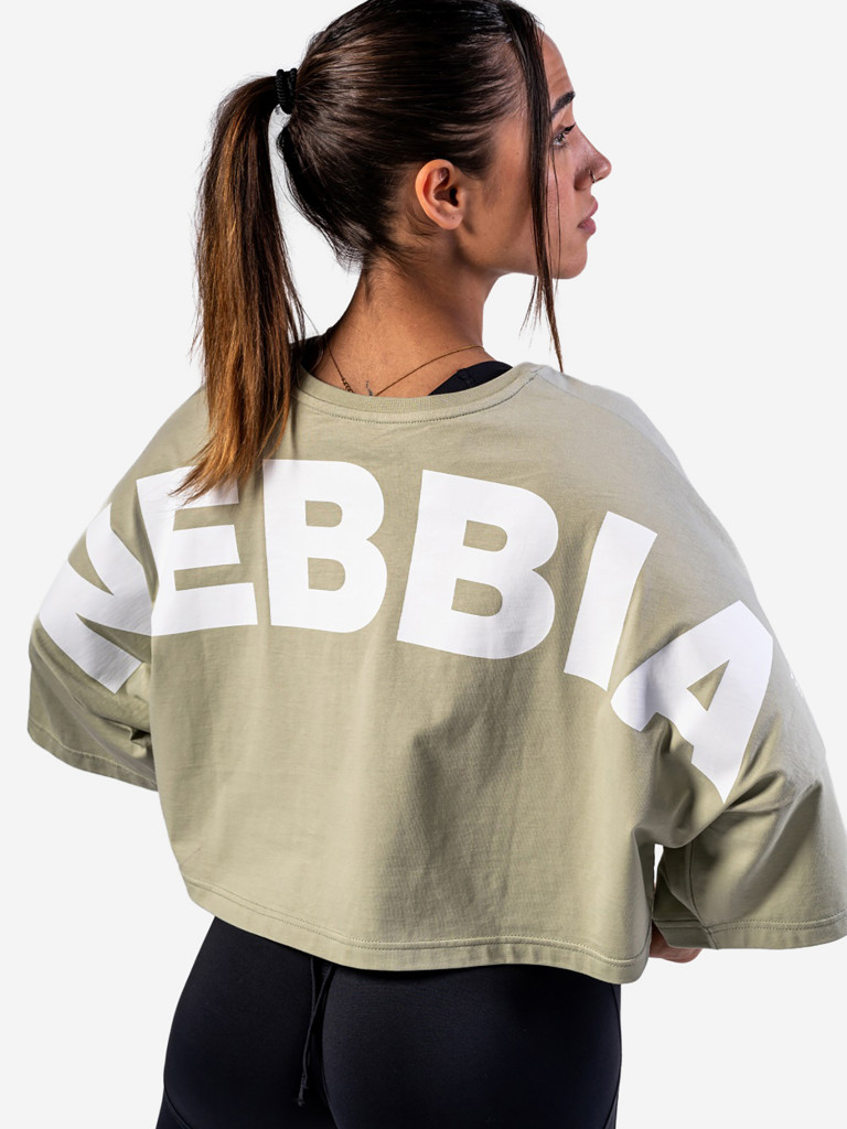 Футболка укороченная женская Oversized Cropped Tee JUST FLOW 431