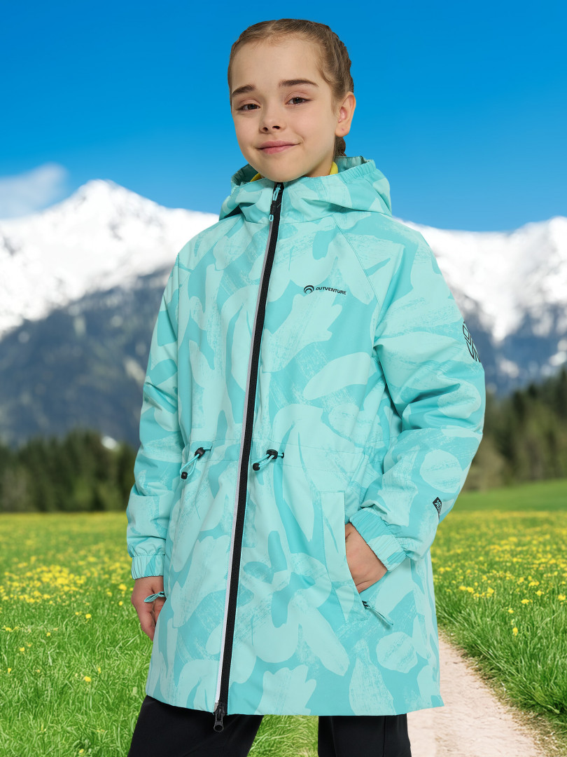 Легкая куртка для девочек Outventure Голубой 2699₽