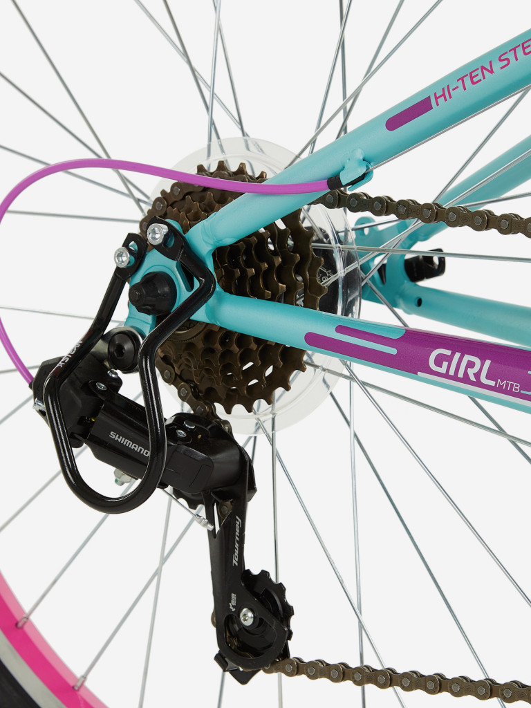 Комплект: велосипед для девочек Stern Leeloo 24 1.0 24", 2022 с аксессуарами