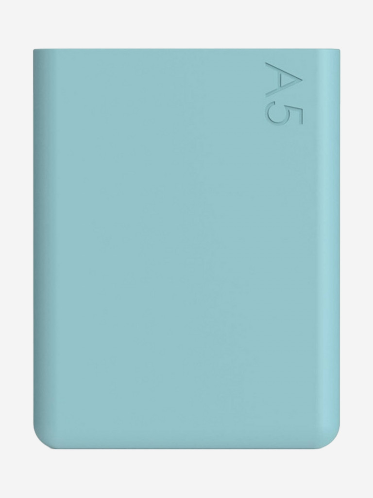 Бутылка с силиконовым чехлом Memobottle A5, голубой