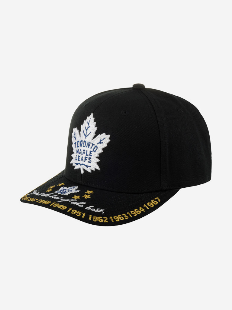 Бейсболка MITCHELL NESS HHSS6564-TMLYYPPPBLCK Toronto Maple Leafs NHL (черный)